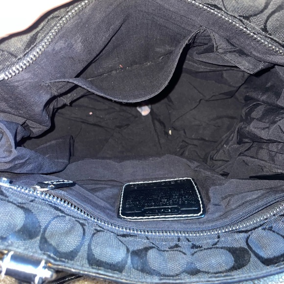 Vintage coach bag with signature logos - Picture 3 of 5